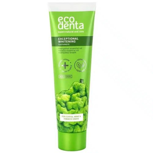 Ecodenta fogkrém bergamott- és citromolajjal, fehérítő hatással - 100ml