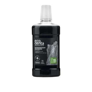   Ecodenta Fehérítő szájvíz szénnel és menta illóolajjal - 500 ml