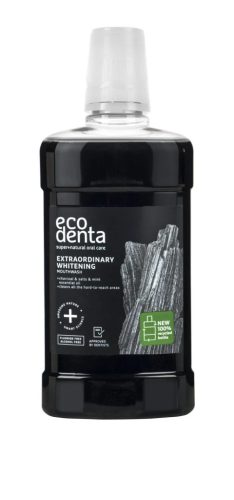 Ecodenta Fehérítő szájvíz szénnel és menta illóolajjal - 500 ml