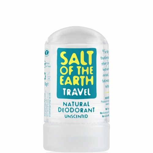 SALT OF THE EARTH klasszikus kristály mini dezodor, timsó tömb - 50 g