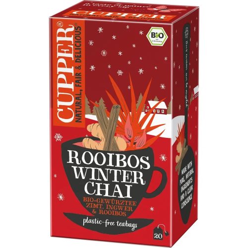 CUPPER Rooibos Winter Chai - Téli Rooibos chai bio tea (20 filter)
