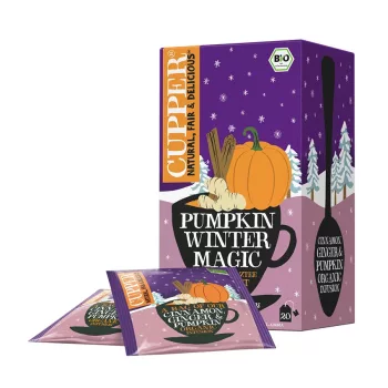   CUPPER Pumpkin Winter Magic - Sütőtökös Téli varázslat bio tea (20 filter)