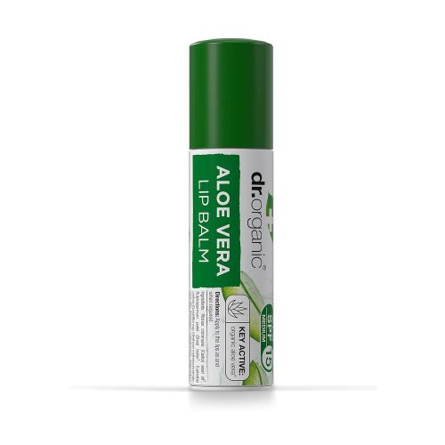 Dr. Organic Ajakbalzsam bio Aloe verával SPF 15 - 5,7 ml