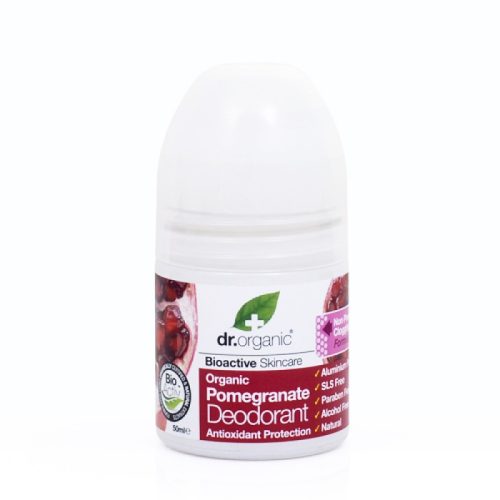Dr. Organic Bioaktív golyós dezodor - Gránátalma - 50 ml