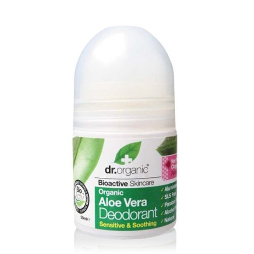 Dr. Organic Bioaktív golyós dezodor - Aloe-vera - 50 ml
