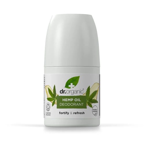 Dr. Organic Alumíniummentes golyós dezodor bioaktív kendermagolajjal - 50 ml (kifutó)