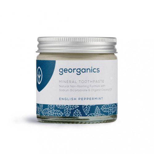 Georganics Természetes fogkrém - angol borsmenta - 60 ml, fluoridmentes