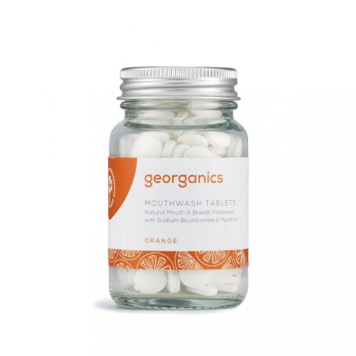 Georganics Szájöblögető tabletta - narancs - 180 db