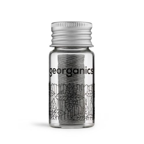 Georganics Természetes fogselyem - aktív szén - 50 m