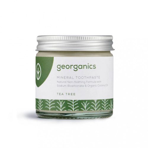 Georganics Természetes fogkrém - teafa - 60 ml, fluoridmentes