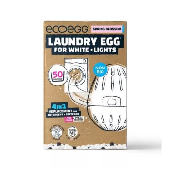   Ecoegg mosótojás - fehér és világos ruhákhoz - lágy tavasz (50 mosás)