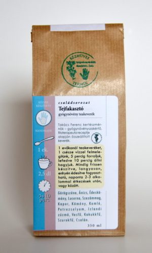 Tejfakasztó gyógynövény teakeverék