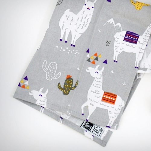 BlessYou textil zsebkendők - M méret – "láma"