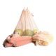 URBANSZATYOR Hálós pamut ökozsák bevásárláshoz - kicsi (22x25 cm)