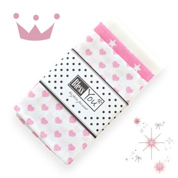   BlessYou textil zsebkendők - S méret - "rózsaszín"