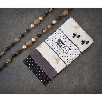   BlessYou textil zsebkendők - S méret - "arany bogaras" (kifutó)