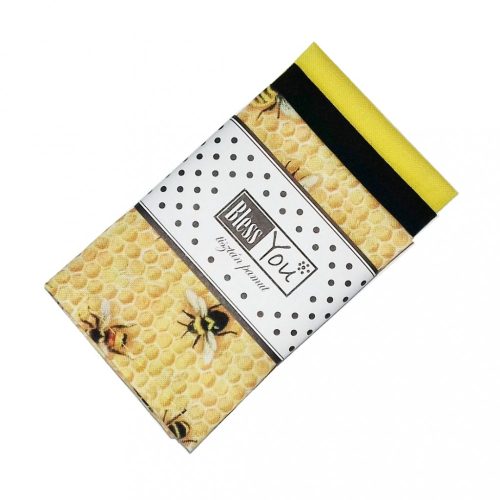 BlessYou textil zsebkendők - S méret - méhecskés