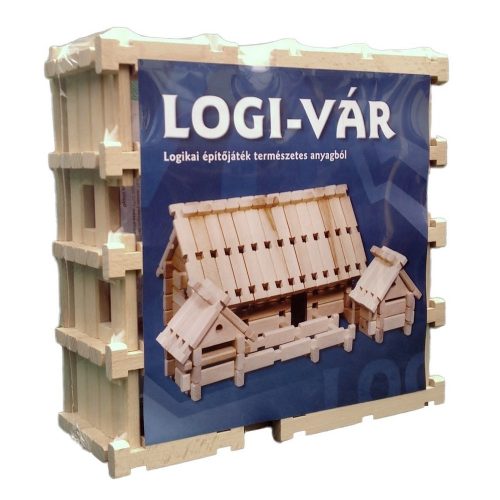 LOGI-VÁR fa építőjáték készlet