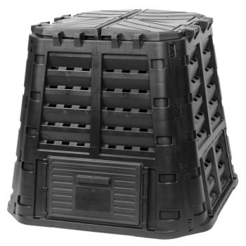 Qbrick Patrol Eco Multi komposztáló - 480 literes, fekete