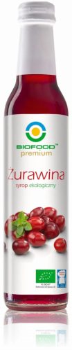 Bio Food Bio tőzegáfonya szirup - 250 ml