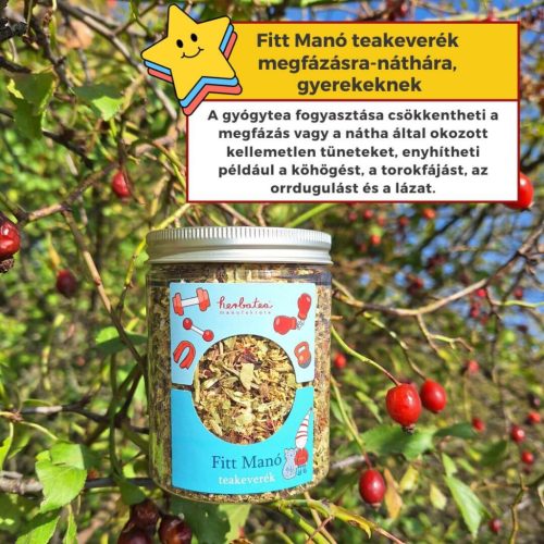 Herbatea Fitt manó megfázásra-náthára teakeverék gyerekeknek - 60 g