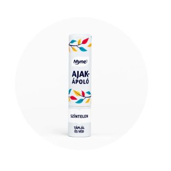   Myne ajakápoló lenmag olajjal vanília illattal - színtelen - 7 g