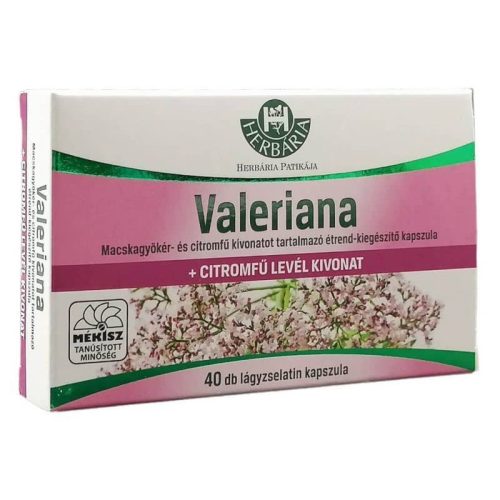 Herbária Valeriana kapszula - 40 db