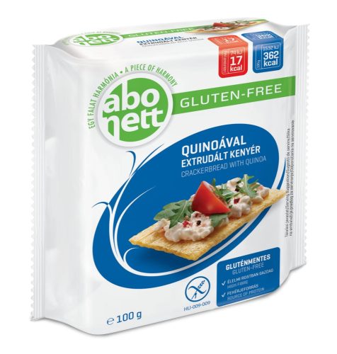 Abonett extrudált kenyér, quinoával (gluténmentes) - 100 g