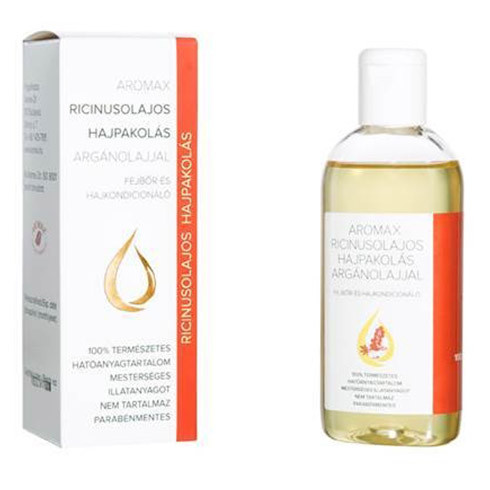 Aromax Ricinusolajos hajpakolás argánolajjal - 100 ml