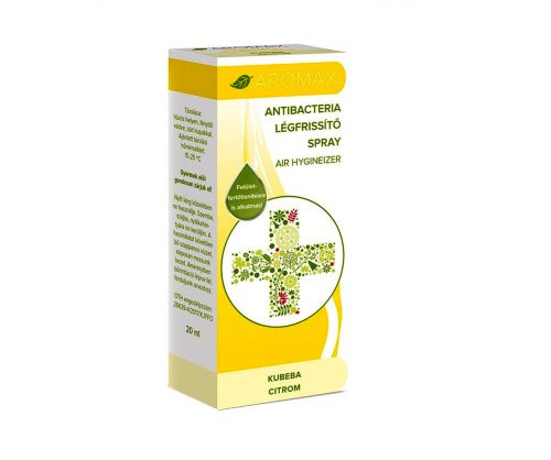 Aromax Antibacteria kubeba-citrom légfrissítő spray - 20 ml