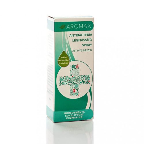 Aromax Antibacteria borsosmenta-eukaliptusz-rozmaring légfrissítő spray - 20 ml