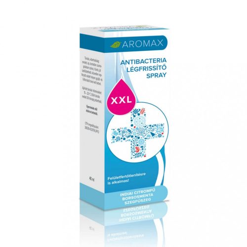 Aromax Antibacteria indiai citromfű-borsosmenta-szegfűszeg légfrissítő spray - 40 ml