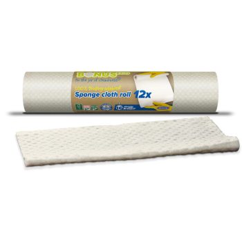   BONUS Eco Ideal Lebomló szivacskendő tekercs cellulózból (12 db/tekercs)