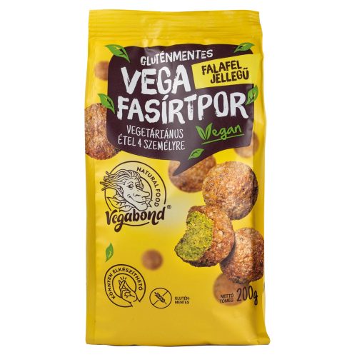 Vegabond Vega Fasírtpor, Gluténmentes, Falafel jellegű - 200 g