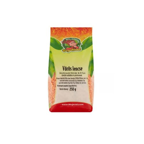 Vegabond Vörös lencse - 250 g (kifutó)