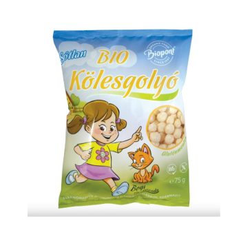   Biopont Extrudált kölesgolyó, sótlan "Bogi", BIO - 75 g