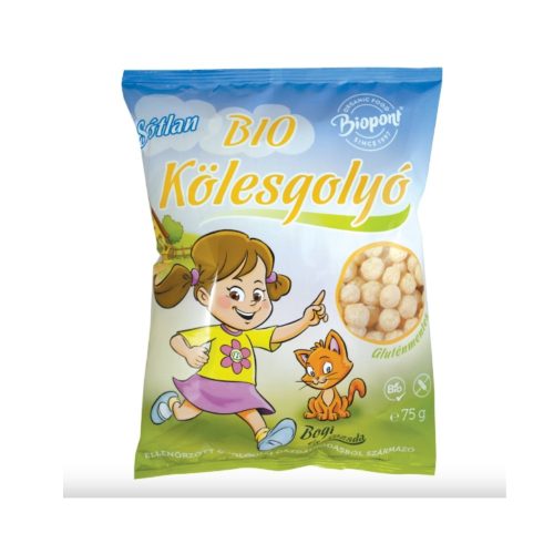 Biopont Extrudált kölesgolyó, sótlan "Bogi", BIO - 75 g