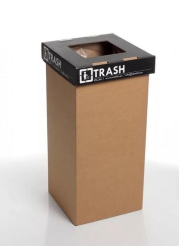 Ökuka (Recobin) OFFICE szelektív kuka (50 L) - angol felirattal - trash (kifutó)