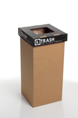 Ökuka (Recobin) MINI szelektív kuka (20 L) - angol felirattal - trash (kifutó)