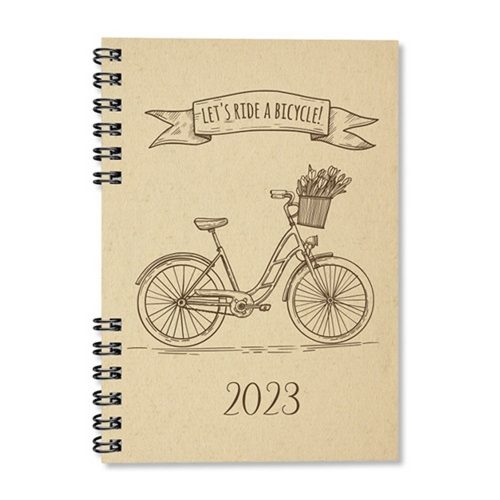 Period ECO Határidőnapló 2023 - Bicycle (A/5, heti beosztású, spirálos)