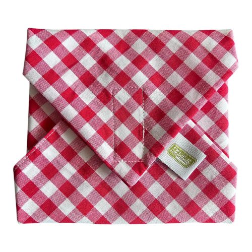 Cibi Újraszalvéta - Kockás piros