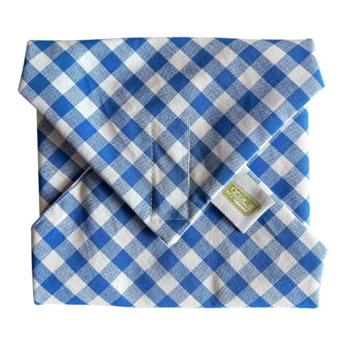Cibi Újraszalvéta - Kockás kék