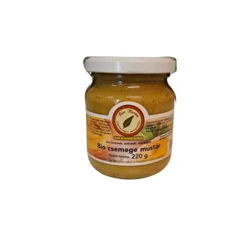 Bio Berta bio csemege mustár - 220 g