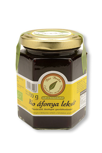 Bio Berta áfonya lekvár - 190 g