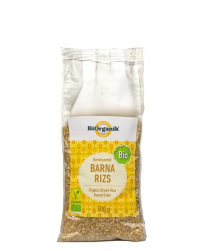 Biorganik Bio barna rizs - kerekszemű, 500 g