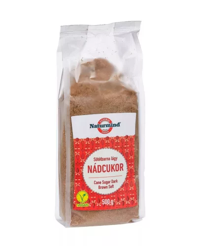 Naturmind Lágy sötétbarna nádcukor - 500 g