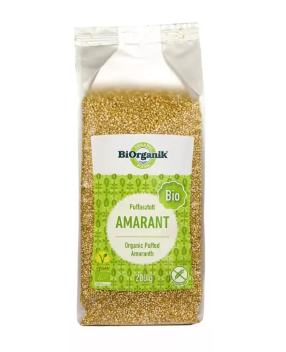 BiOrganik bio puffasztott amaránt - 200 g (gluténmentes)