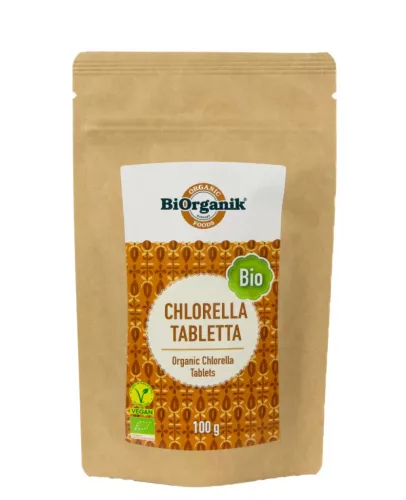 BiOrganik bio chlorella alga tabletta - 100 g (gluténmentes)