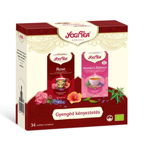 Yogi Tea Ajándékcsomag - Gyengéd kényeztetés - bio tea szett (34 filter)