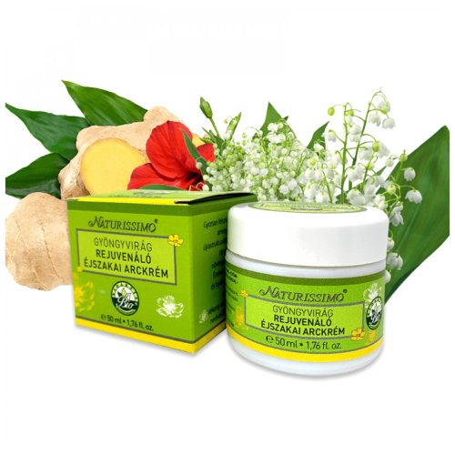 Naturissimo Gyöngyvirág rejuvenáló éjszakai arckrém - 50 ml
